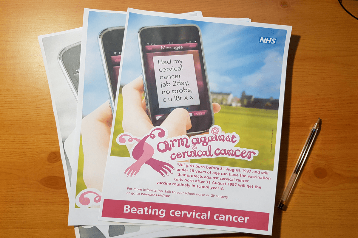 QMUL_CCSPED's tweet photo. #HPVvaccination has reduced #cervicalcancer incidence by 87% in England. But what role has behavioural science played in the story?

In this blog, @Jo_WallerKCL &amp; @LauraMarlowKCL reflect on the wealth of behavioural science behind the vaccine's rollout. https://t.co/Q1sc8Msub8 https://t.co/SwGAyV1TqO