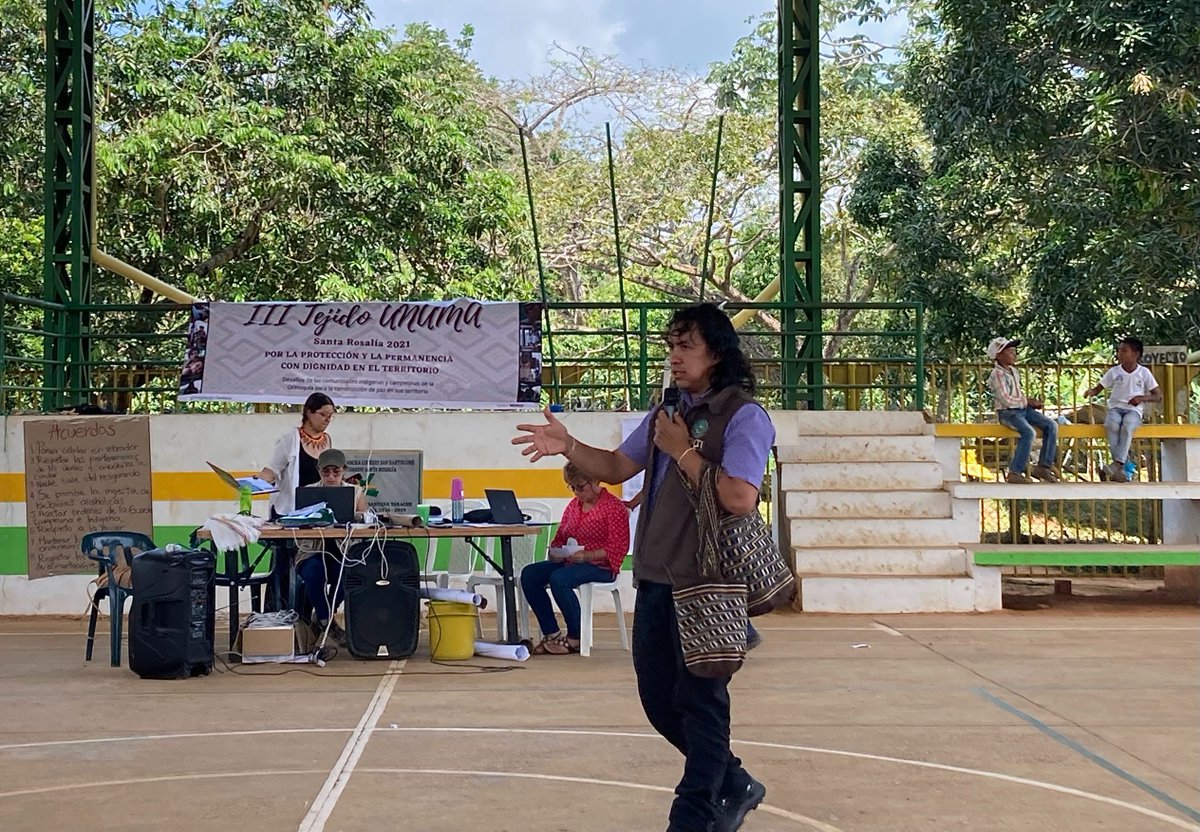 CNTI_Indigena's tweet photo. 📌 #CNTIComunica| La #CNTI acompaña el tejido #Unuma (Unidad) en Santa Rosalía, Vichada, en las diferentes mesas de trabajo, en especial, la mesa sobre "Territorio y medio ambiente" 🏔🍃con la participación de varias comunidades indígenas y campesinas de la Orinoquía, Amazonía. https://t.co/yIEDExMQvU