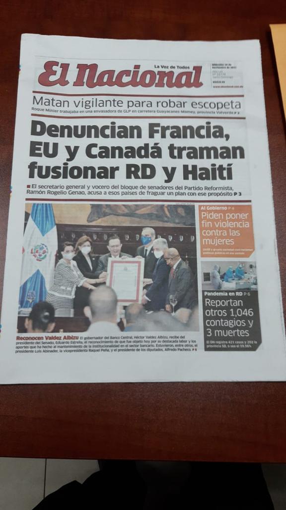 eddycruceta's tweet photo. #BuenosDiasMundo 
Los que decían que el discurso de #Balaguer cuando denunciaba este plan era un tema #Racista.
@QuiqueAntun @PartidoPRSC @RogelioGenao @pelegrinc @VinicioSenador @donfelixSPM @DelisHerasme @Dsanchez130 @Hernani2020 @INFORMADOR_RD @JLizardis @rafaelgil251051 https://t.co/UMMczr0e3I