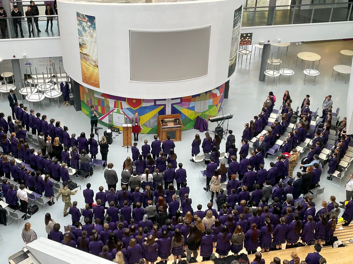 Lest we forget. 
We are so proud of our Academy community showing such respect in our whole school Remembrance Service #community #respect #bettertogether