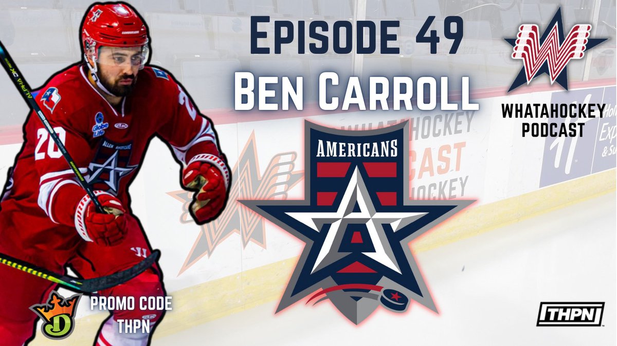 SouthernH_C's tweet photo. 🚨 FRESH EPPY 🚨 

Back again as we approach a years worth of Whatahockey! 

Ben Carroll of the Allen Americans joins the show! 

Link below and found wherever you get your podcasts 

https://t.co/2dDqaNt6vi 

#THPN #HockeyTwitter https://t.co/PeaSopE3iK