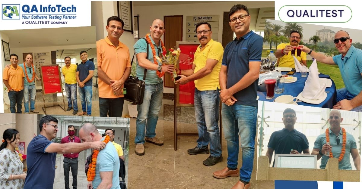 QAInfoTech's tweet image. A very warm welcome to Neri Lavi, MD - US West, Latin and South America, Qualitest, to QA InfoTech’s Noida office.

#QAInfoTech #Qualitest #SoftwareTesting #QAServices #QAThoughtLeaders #Leadership