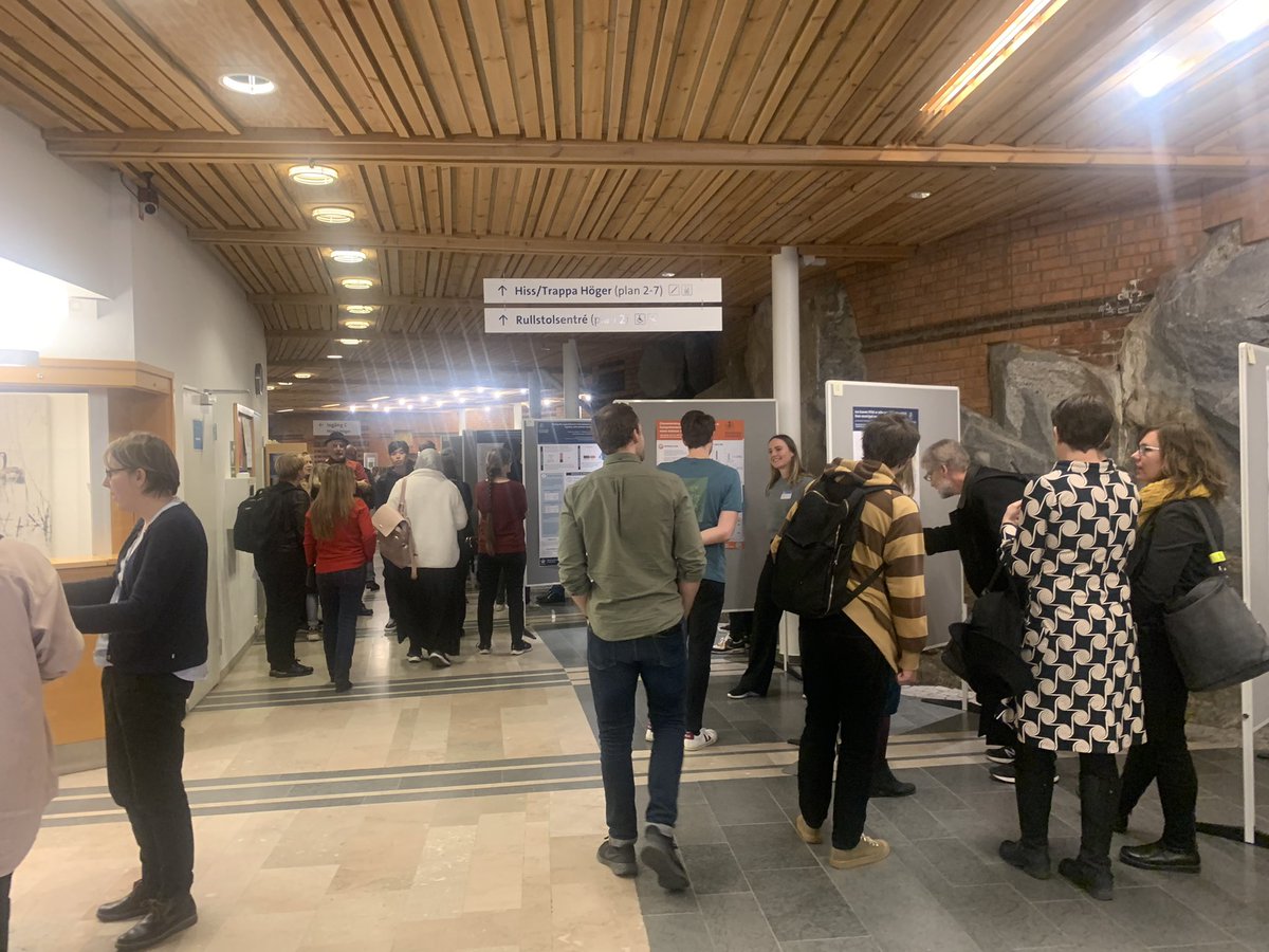 AcesSthlmUni's tweet photo. Poster sessions are in full swing at Aula Magna @Stockholm_Uni. https://t.co/mFEtu0l9FO