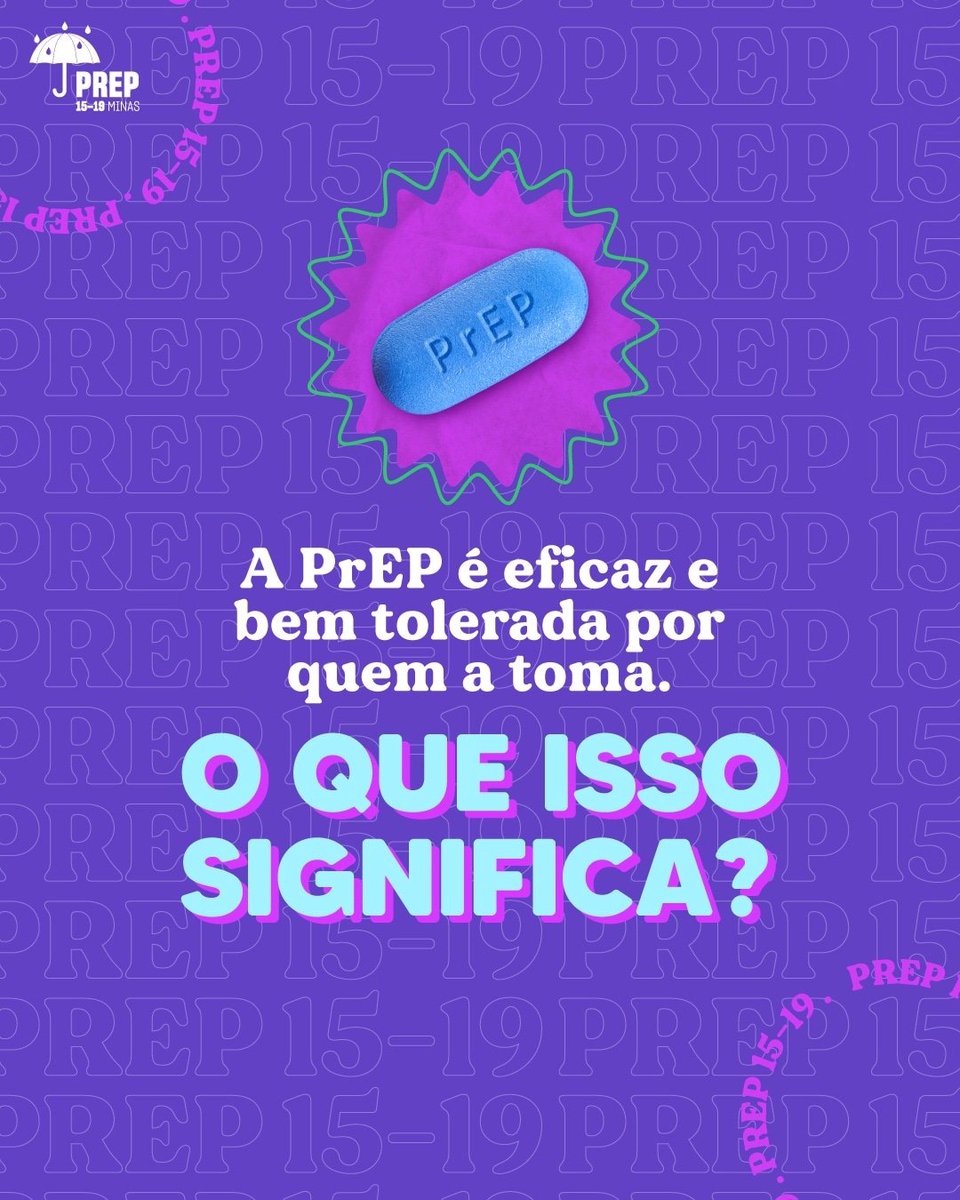 nodeumatch's tweet photo. Além da eficácia de mais de 90%, os estudos mostram que as reações adversas mais frequentes da PrEP não impedem que as pessoas continuem tomando. E é bom lembrar que a adesão é necessária para que a medicação funcione direitinho.
#prevençãocombinada #PrEP #HIV #Aids #PrEP1519 https://t.co/hvbuoG8oTq
