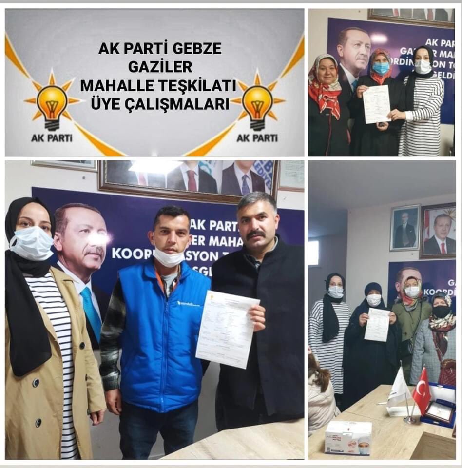 recepkayatr's tweet photo. #AkPartiGebzeSahada  Üye Çalışmalarımız 

        Bir Akşamda;
📍   89 Hane ziyareti 
📍   147 Yeni üye 
İlçe Yöneticilerimize, Mahalle Başkanlarımıza ve Yönetimlerine, Meclis Üyelerimize,Gençlik ve Kadın kolları teşkilatlarımızı tebrik ediyorum. 

#İnandığınYoldaYürü 
#Hedef2023 https://t.co/iJMHtH1J9S