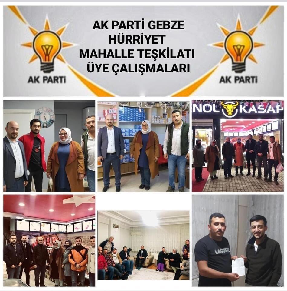 recepkayatr's tweet photo. #AkPartiGebzeSahada  Üye Çalışmalarımız 

        Bir Akşamda;
📍   89 Hane ziyareti 
📍   147 Yeni üye 
İlçe Yöneticilerimize, Mahalle Başkanlarımıza ve Yönetimlerine, Meclis Üyelerimize,Gençlik ve Kadın kolları teşkilatlarımızı tebrik ediyorum. 

#İnandığınYoldaYürü 
#Hedef2023 https://t.co/iJMHtH1J9S