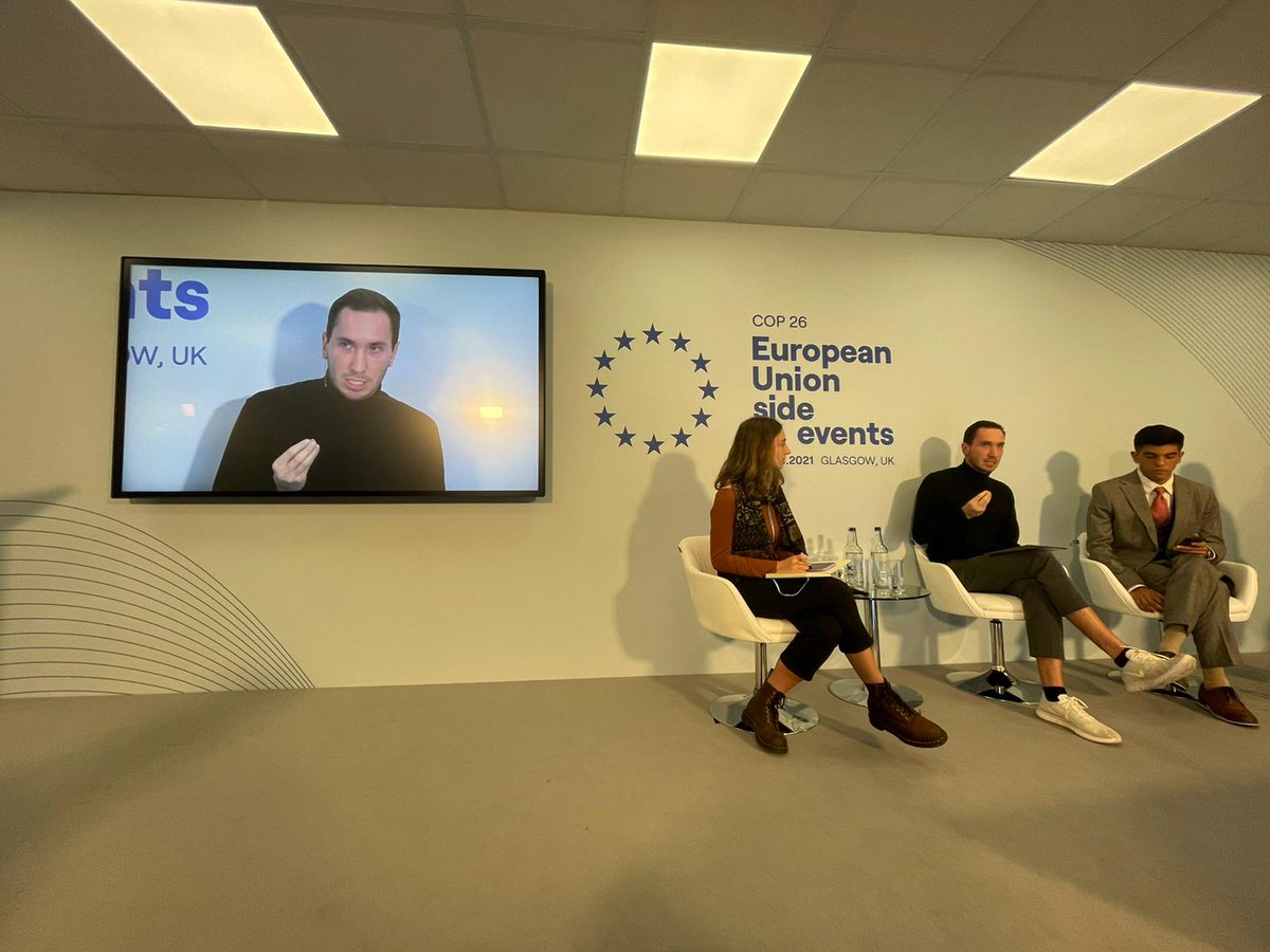 Y4Nature's tweet photo. Our board member @jofgiroux is live and engaging in a panel discussion: Youth and decision-makers discuss nature, energy, water and sustainability in the global economy

Click here to join in>>> https://t.co/t3BVnP9t0v

#FundYouthActions https://t.co/QZN3yrRVhq