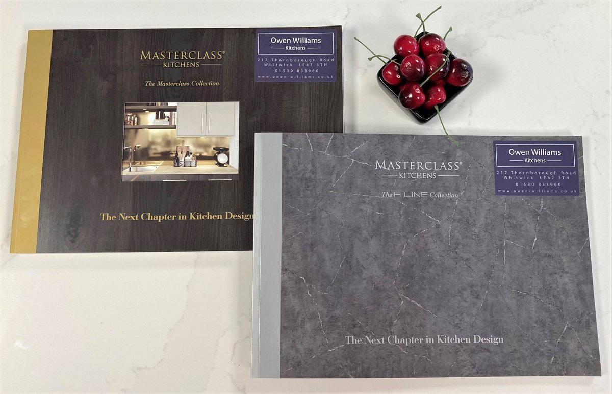Collect our new brochures from our showroom in Whitwick (LE67 3TN), or order them here - masterclasskitchens.co.uk/brochure #masterclasskitchens #owenwilliamskitchens #newyearnewkitchen #kitchendesignideas