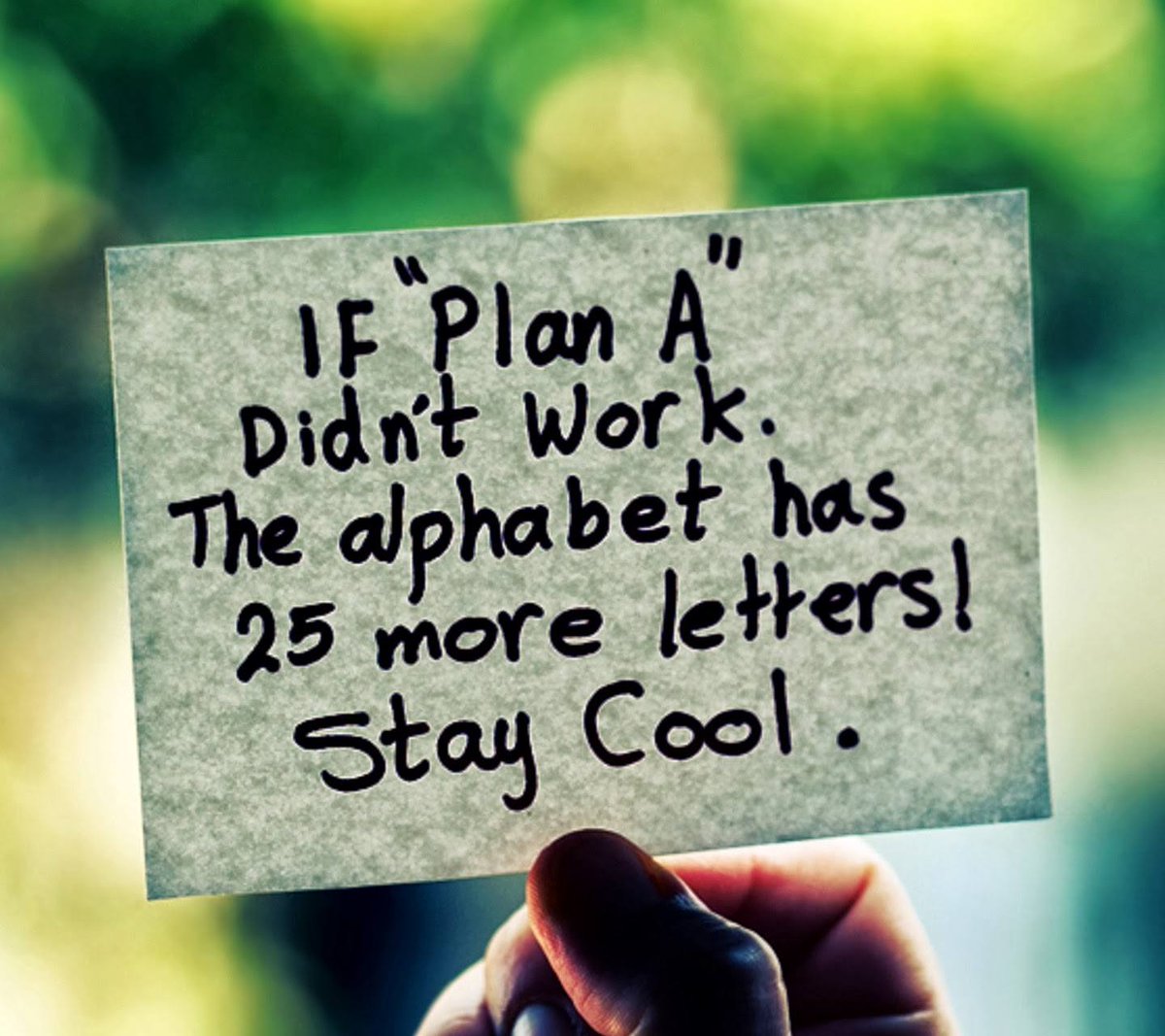 Don't give up!!!!