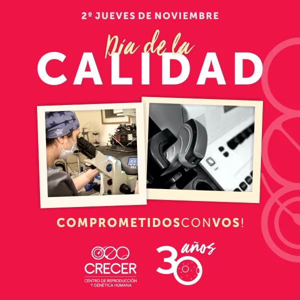 🙌Hoy, en el día de la calidad, queremos contarte que en 🔸CRECER🔸 trabajamos con los más estrictos protocolos de calidad en nuestros consultorios y laboratorio. 

❤Estamos comprometidos con vos, para ayudarte a cumplir tu sueño!❤

#crecer #diadelacalidad