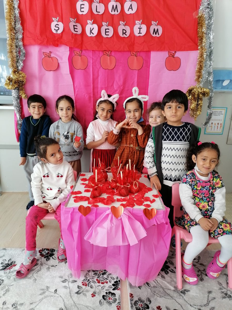 IlkYuzbas's tweet photo. Okulumuz Ana sınıfı öğretmenimiz Melike Saba BİNGÖL ve öğrencilerimizin hazırladığı' Elma Şekerim' etkinliğimiz.. #meb #elazigmem #Yuzbasi https://t.co/yWMkEPyKow
