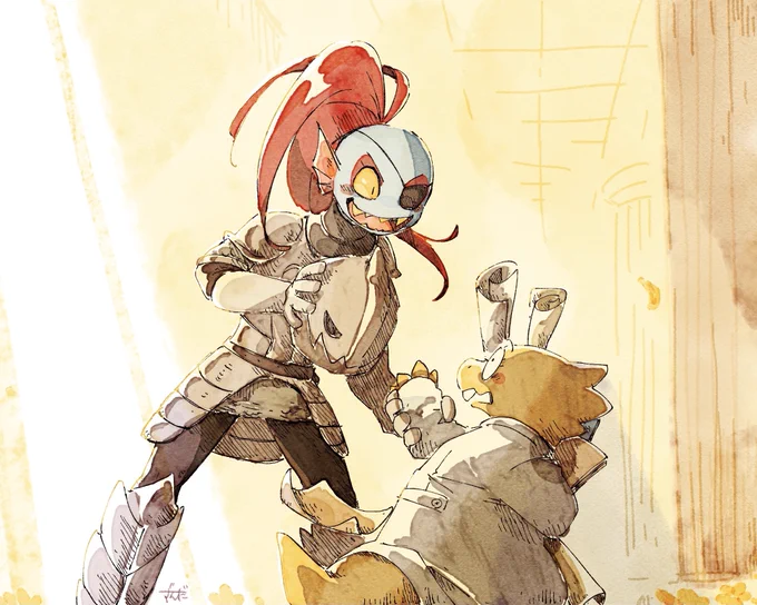 「「あ…昨日滝で会った!!」」
 #毎月12日はAlphyneDay 