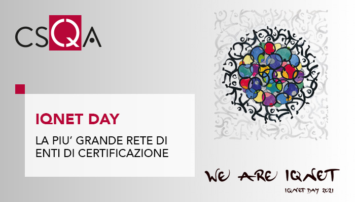 CSQACert's tweet photo. L'11 novembre si celebra l'#IQNETday, la ricorrenza della fondazione di #IQNET, la più grande rete internazionale di enti di certificazione di cui la Federazione #CISQ - di cui #CSQA è membro - fa parte quale unico Partner italiano👉https://t.co/TDKPcVK8dB
#IQNETday https://t.co/v4HXoQTBnE