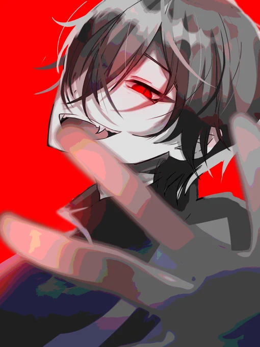 『いない いない バァ♪ 』
#イラスト #創作 