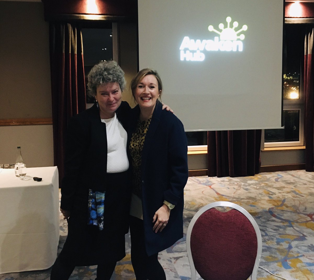 MMaryMcKenna's tweet photo. Glad to bring these two firecracker #femalefounders together IRL at last at last night’s @AwakenHub event in #Derry - thanks for joining us @JEN_Elemental & sprinkling some @Its_Elemental magic & inspiring our brand new #SheGenerate cohort (@maryannpierce) https://t.co/Wu5TWqApPS