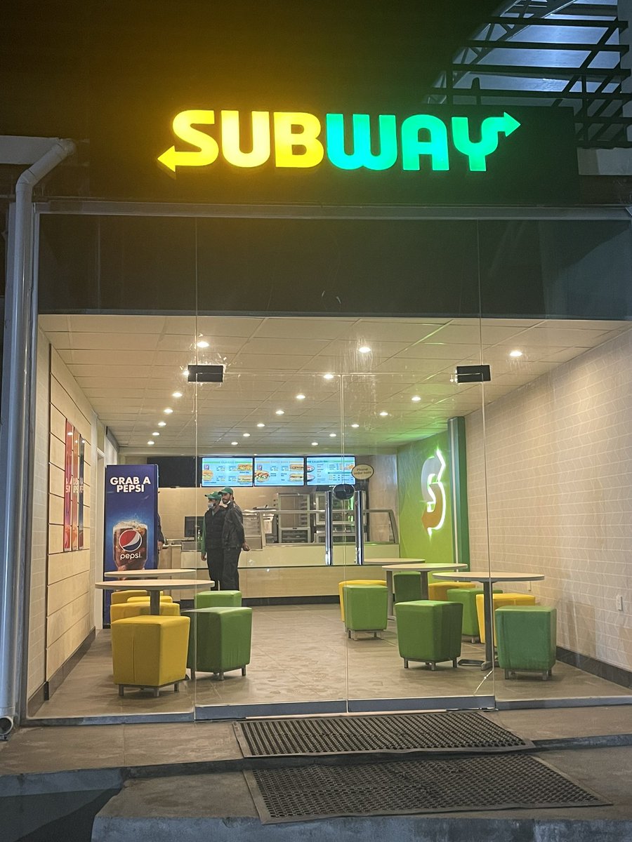 UmerMuqeem's tweet photo. Alhumdulliah Soft Launch of Subway our first international franchise in @CrownJewel___  ! 
InshaAllah with Prayers &amp;Support of Parents,Brothers,Friends we will continue the journey to provide a Amazing Family Resort and holiday destination in Murree   #subway #tourism #Blessed https://t.co/xYtubzE7VG