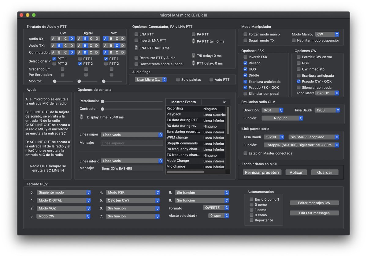 ea3hre's tweet photo. Did you know that from RumlogNG app you control all the parameters of a micro KEYER III and micro KEYER III control any @stepp_ir antenna? π€#microHAM #RumlogNG #steppir https://t.co/5klqIRZBBf