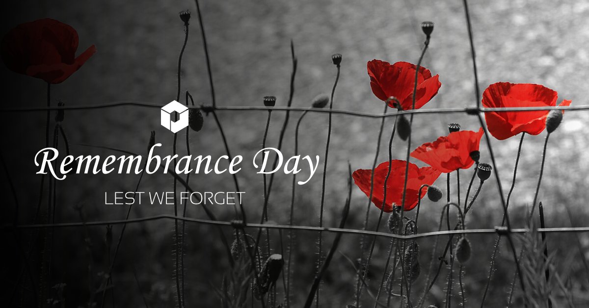 The Optimised Group remembers.

#WeWillRemember #lestweforget2021  #RemembranceDay