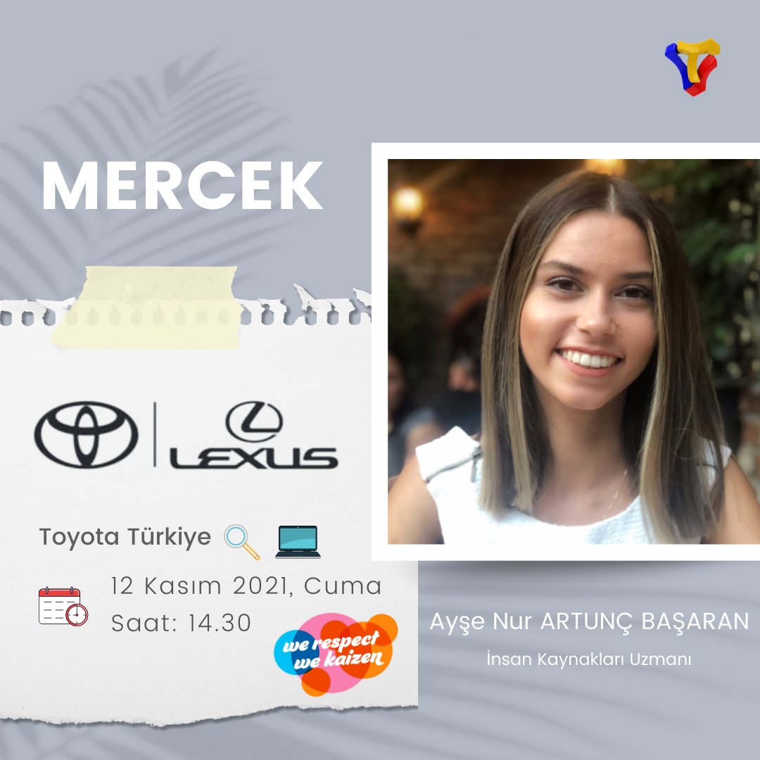 ETUEVT's tweet photo. Sen de bu etkinlikte yer alarak, hem gerçekleşecek şirket sunumuyla birlikte Toyota'yı daha yakından tanıyarak İnsan Kaynakları ekibine sorularını sorabilir hem de kontenjanla sınırlı olan mülakat simülasyonu ile beraber kendini mülakatlara daha hazır hale getirebilirsin! https://t.co/rLRY52HBCA