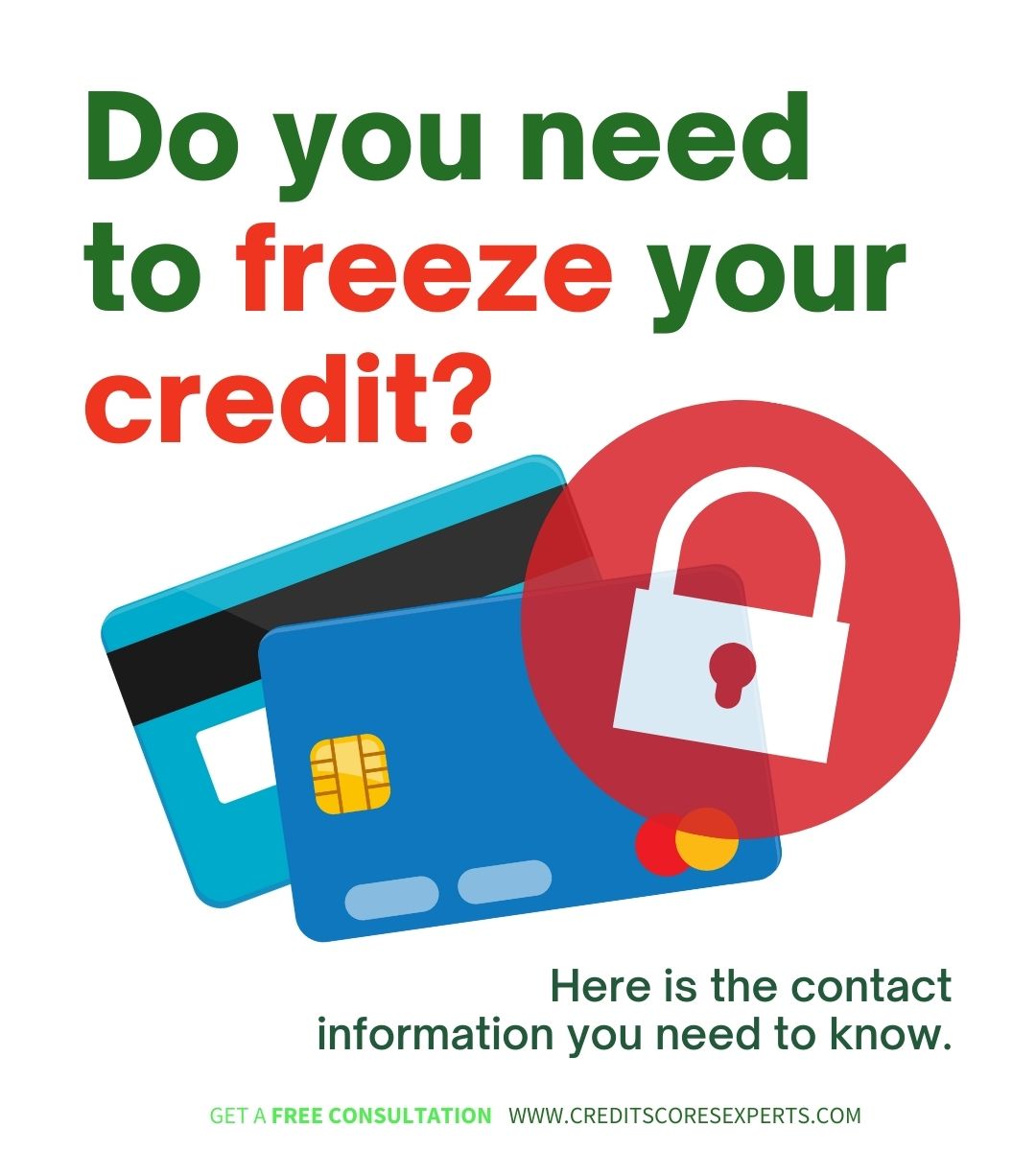CSExperts720's tweet photo. Ever wonder how to freeze your #credit in case of a #security breach? Here is how to contact the different bureaus. https://t.co/02eiJgWidx