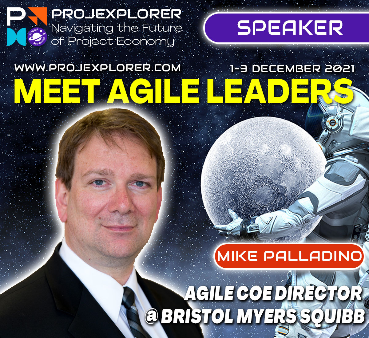 Mike Palladino comes back to speak to us!
One of our beloved speakers, he is attractive, knowledgeable and he will improve your skills while you are laughing. 
We love to have you again Mike!

Visit ProjeXplorer.com to learn more about ProjeXplorer Virtual Summit
