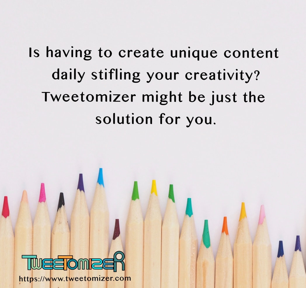 tweetomizer's tweet photo. Try Tweetomizer, love Tweetomizer, tell all your friends to try Tweetomizer!
https://t.co/zDhVzhEfqN
#socialmediamarketing #tweetomizer #Marketing #SetAndForget https://t.co/GsPvBlSs7h