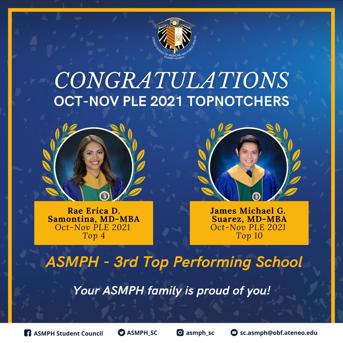 ASMPH Student Council tweet media