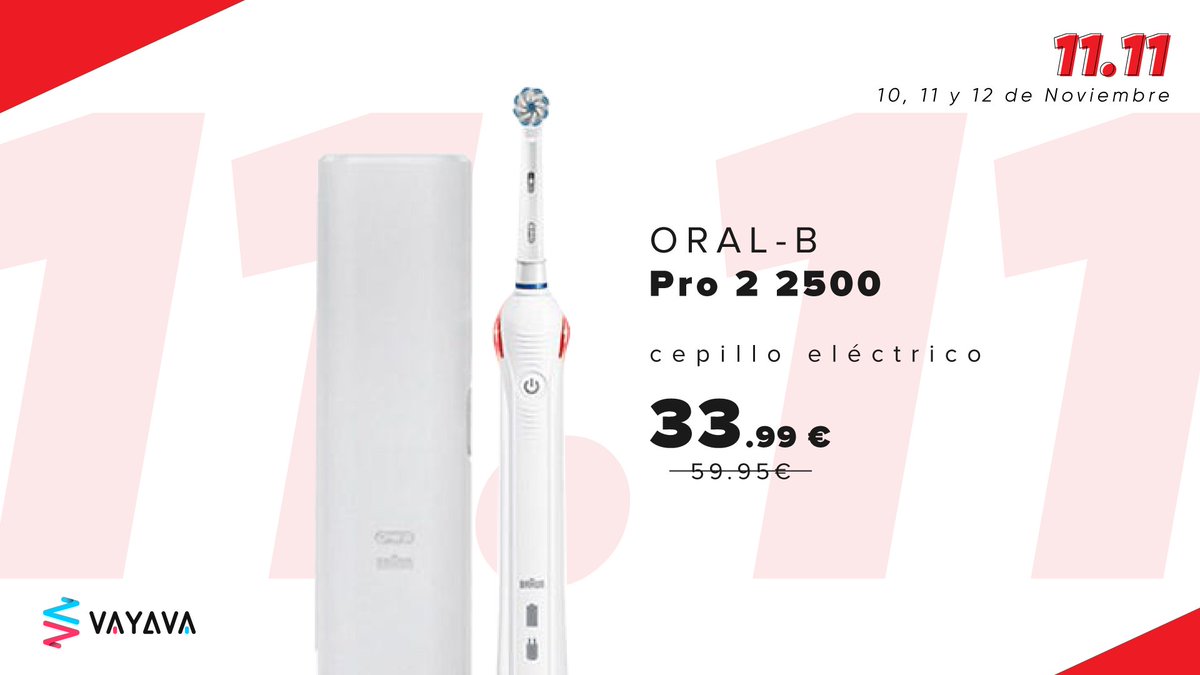 VAYAVA_ES's tweet photo. 📢 1️⃣1️⃣▪️1️⃣1️⃣📢
Aprovecha nuestras ofertas 🔝 por el #DíaDelSoltero
Descuentos de hasta el 80%‼️
Estas y muchas otras aquí 👉🏻 https://t.co/ZDzbblAPMx
#Descuentos #Ofertas #OnceDelOnce #DescuentosDíaDelSoltero #OfertasDíaDelSorteo #DescuentosSmartphone #singleday https://t.co/nDJVOk410W