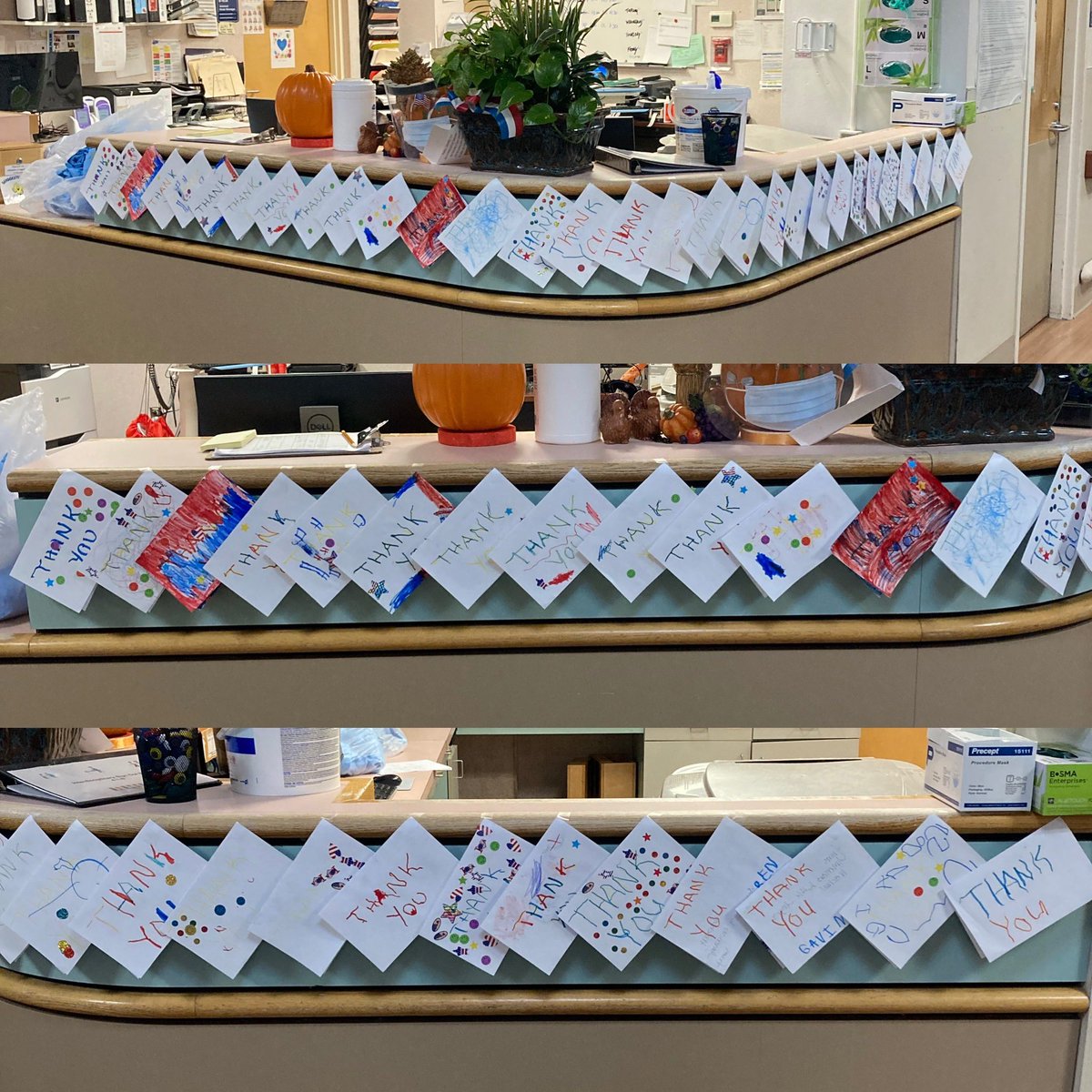 ALAPreschool's tweet photo. The preschoolers made cards for our Veterans. We shared 1/2 of them with another daycare and sent the other 1/2 to the Veterans Hospital with one of our moms! #HonoringVets #TeachingLove https://t.co/Sqrd0Wi7XS