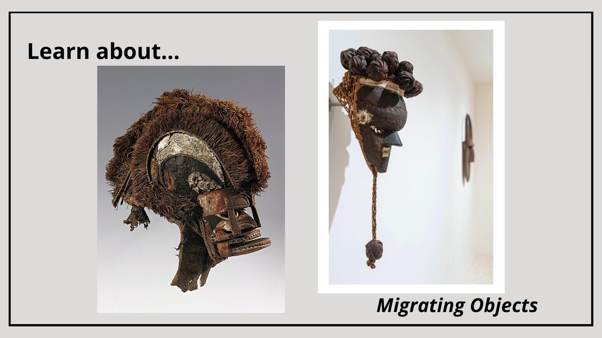 GuggenheimPGC's tweet photo. Con la rubrica "Learn about..#MigratingObjects" sveliamo aneddoti e curiosità sulla mostra. Oggi parliamo di tre tipologie di maschere, Tatanua, Toma e Mukinka, utilizzate durante riti cerimoniali, tutt’oggi esistenti in alcune regioni di Africa e Oceania. Seguici su FB e IG! https://t.co/cAsMtF8RF7