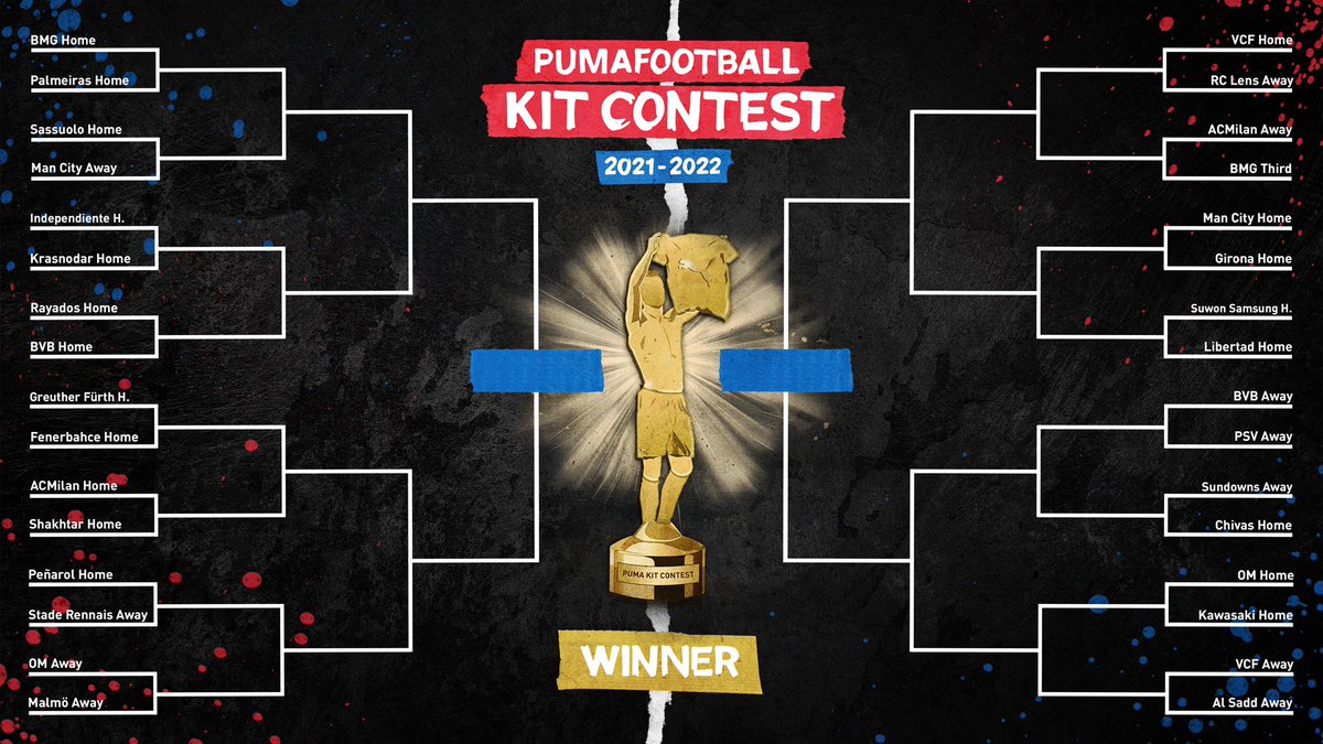 pumafootball's tweet photo. 🚨#PUMAKitContest - THE DRAW 🚨

Some big games for the 1st round 🤯 https://t.co/tYibV2LLvO