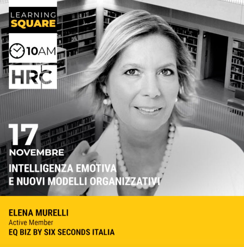6secondsita's tweet photo. Grazie a @HRC_Community, siamo ancora ospiti delle LEARNING SQUARE!
Dal 15 al 18 Novembre | 10-11 AM parleremo di 'EMOTIONAL INTELLIGENCE' con diversi focus.
@LFariselli @eqjosh https://t.co/dcaycwrrhT
#business #people #intelligenzaemotiva #analytics #learning https://t.co/xNaFLWlupU