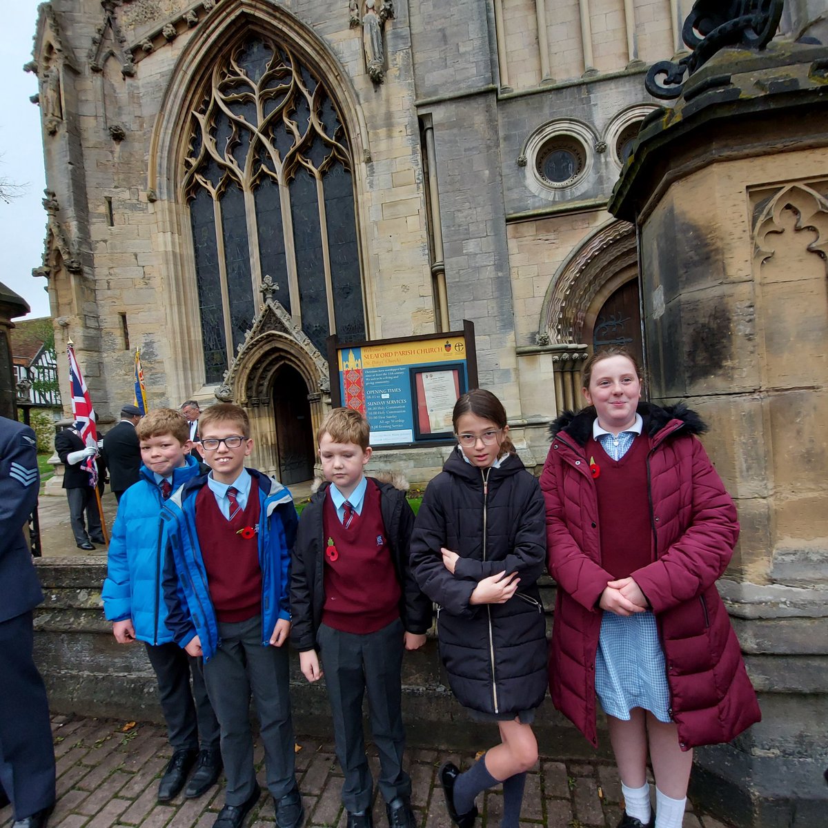 Thank you to our scouts from the <a href="/AlveySchool/">William Alvey</a> for attend the act of remembrance in the Market Place today.
Thank you to Mr Tapley for letting them join the event,&amp; to your TA for bringing you along. Great ambassadors for  the school &amp; scouting in Sleaford.