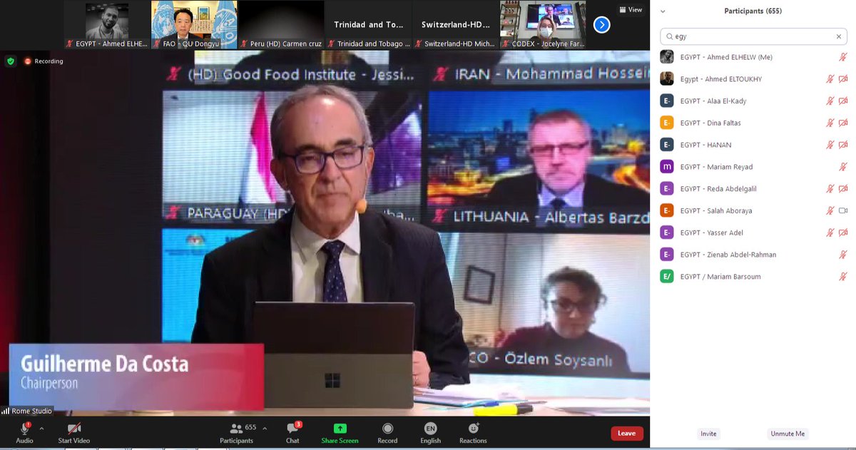 Egy_Codex's tweet photo. Egypt 🇪🇬 delegates participating in #CAC44 virtually. https://t.co/4j6SDSsN5N