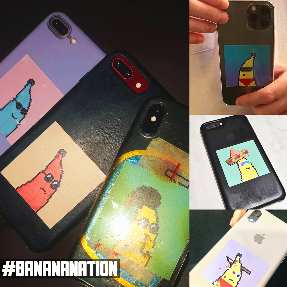 pro100skank's tweet photo. NanaPhones📱🍌@SolanaBananas #BananaNation https://t.co/mrJtQnOQAv