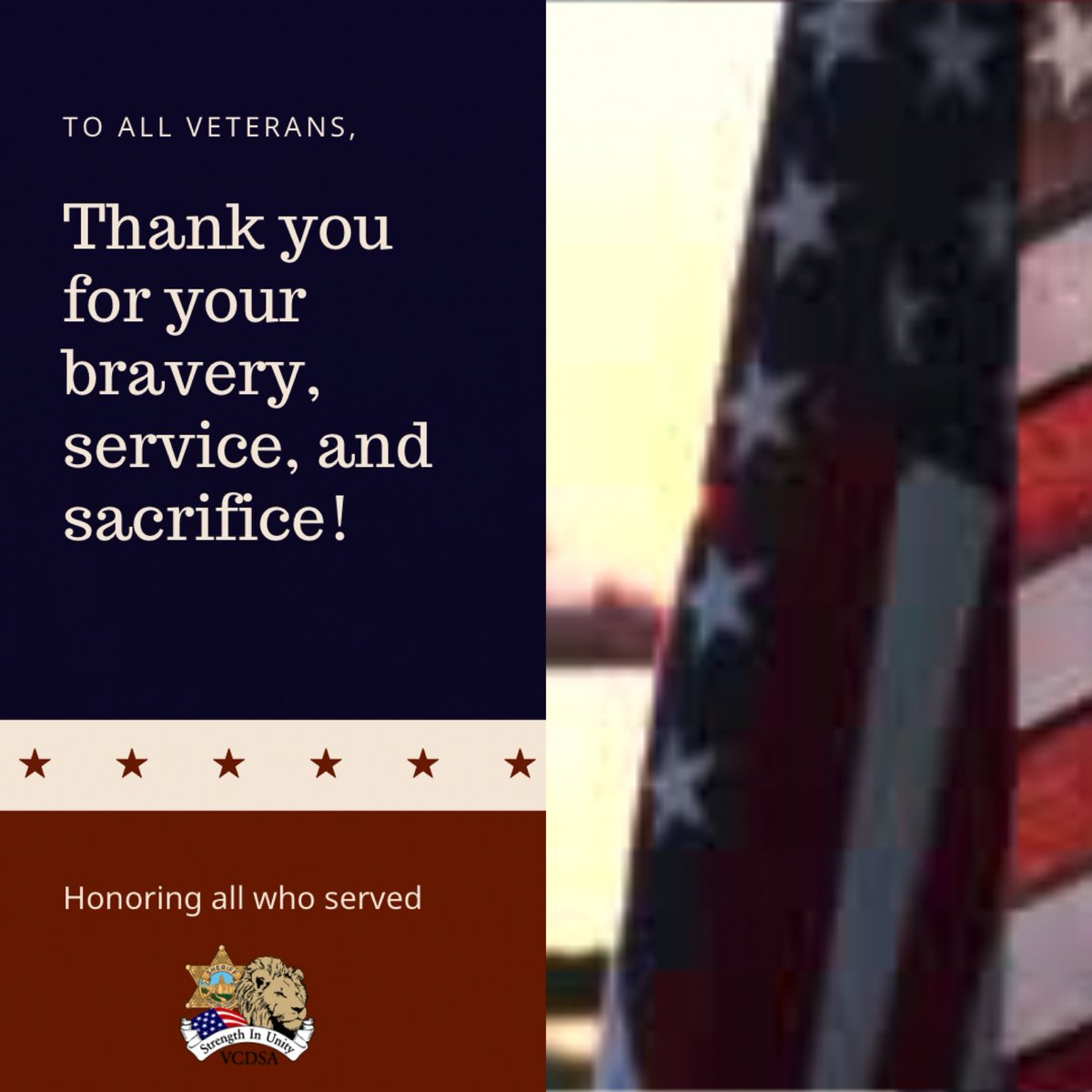 We salute all veterans for their part in the preservation of freedom. We honor them for their courage and devotion to our country. To all of you who have served, thank you! #VeteransDay2021
