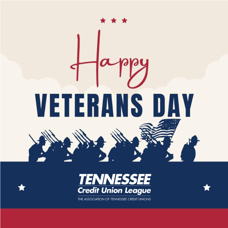 TNCULeague's tweet photo. Happy Veteran's Day. We honor all those who have served this great Nation. Do you have a #veteran at your credit union or on your board? Share your #tribute with us.
#TNCreditUnions #CreditUnions #CreditUnionDifference #TCUL #TNCreditUnionLeague #TNLeague #USA https://t.co/05FqpWdRWC