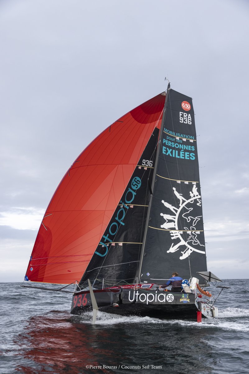 The final sprint is underway, Jay is close to the finish line of the @MiniTransat2021  It’s hard to imagine that this adventure is almost over BUT Jay with <a href="/utopia56/">sergio farias</a> already have the next adventure up their sleeve so stay tuned...
#JoinTheAdventure #BecomeASponsor