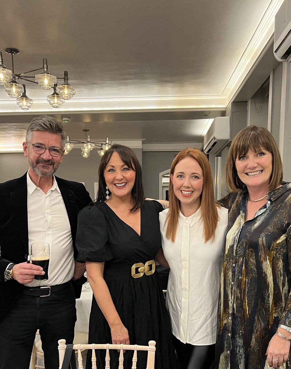 eating_ideas's tweet photo. Here’s some of team NI at last nights @irish_writing awards- @jorisminne @lovenifood @AdamsonNicola &amp; yours truly. Second pic is @MeatPeter assuring me that we are all winners in his eyes! Missing from the pics is @dukeofspice, awards sponsor from @irishcurryaward #IFWA21 https://t.co/FwDQLchVXT