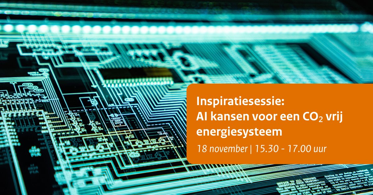 TSEnergie's tweet photo. Wat zijn de #ontwikkelingen op het gebied van Artificial Intelligence (#AI) in het energie domein? Ontdek meer over de AI-kansen voor een CO2 vrij #energiesysteem tijdens de inspiratiesessie van @TSEnergie, @NLAICoalitie en @NLdigitaldelta. Meld je aan! ➡️ https://t.co/9eCuPtMlA1 https://t.co/CN4JPAEDmr