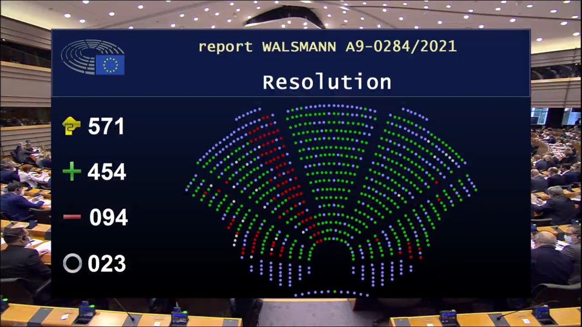 MarionWalsmann's tweet photo. My report on intellectual property was adopted by a large majority. 👏
#ipactionplan https://t.co/skeE3IUmp5