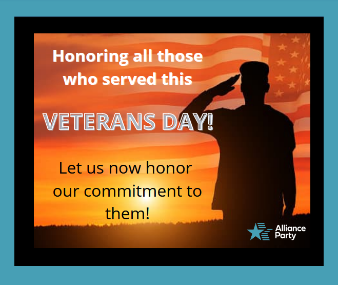 AlliancePTY's tweet photo. #Veterans #VeteransDay #honorourveterans https://t.co/pTfB4ALy7s