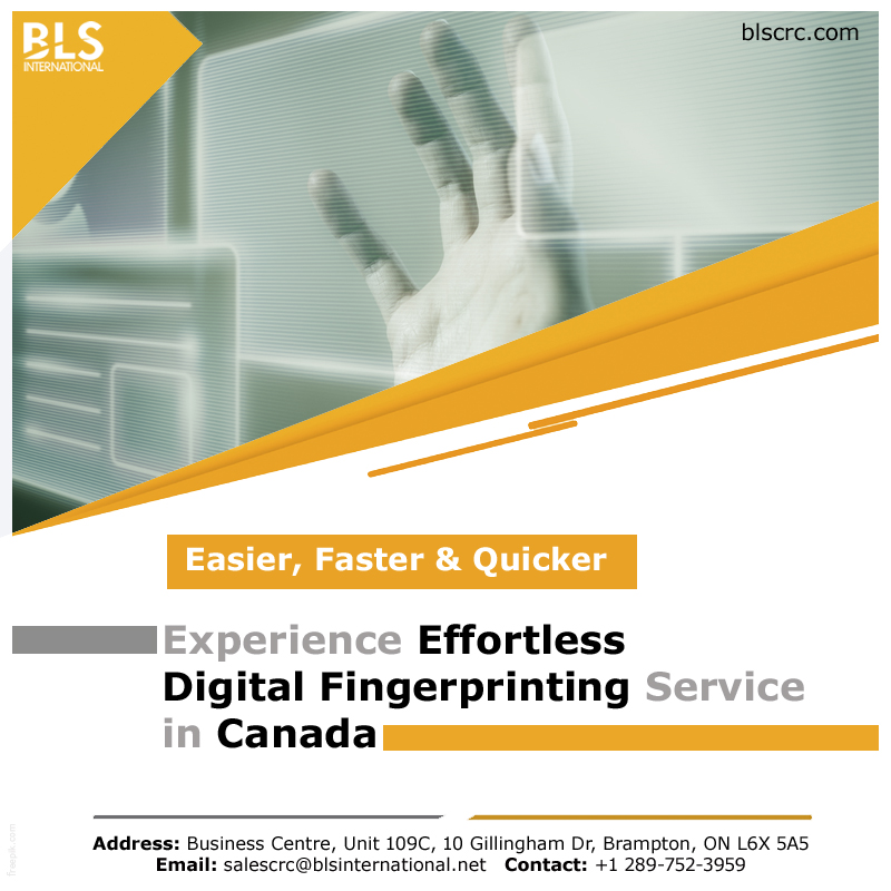 blscrc's tweet photo. Looking for seamless Digital Fingerprinting service in #Canada? Simply call us on +1 289-752-3959 or visit: https://t.co/r1GVVNV0oJ

#Easier #Faster #Quicker #RealtimeScan #DigitalFingerprinting #BLSInternational #BLSCRC #Brampton https://t.co/Kdg50yEr3x