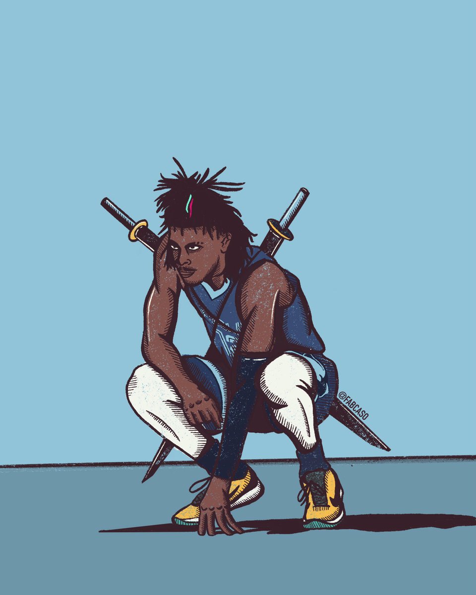 🥷🏿 NinJa #jamorant #memphis #grizzlies 🐻
~
~
~
#nba #nbaart #jamorant #memphisgrizzlies #ninja #bleacherreport #skysport #NBATipo
