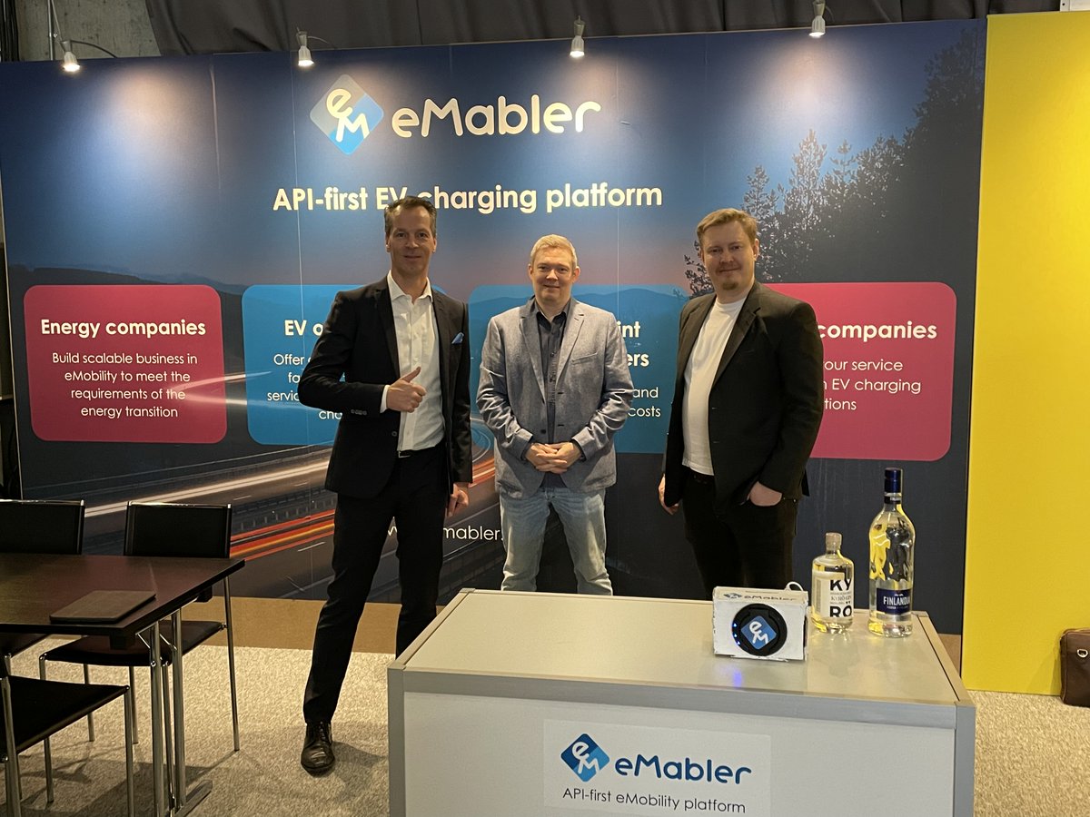 Day 2 <a href="/nordicevs/">Nordic EV Summit</a> in Oslo 

🤩 We had some great conversations that validate our API-first strategy for EV charging payments.

👋 If you haven’t already, stop by and say hello 👉 stand B01-07.

#nordicevsummit #apifirst #eMabler #evcharging #payments