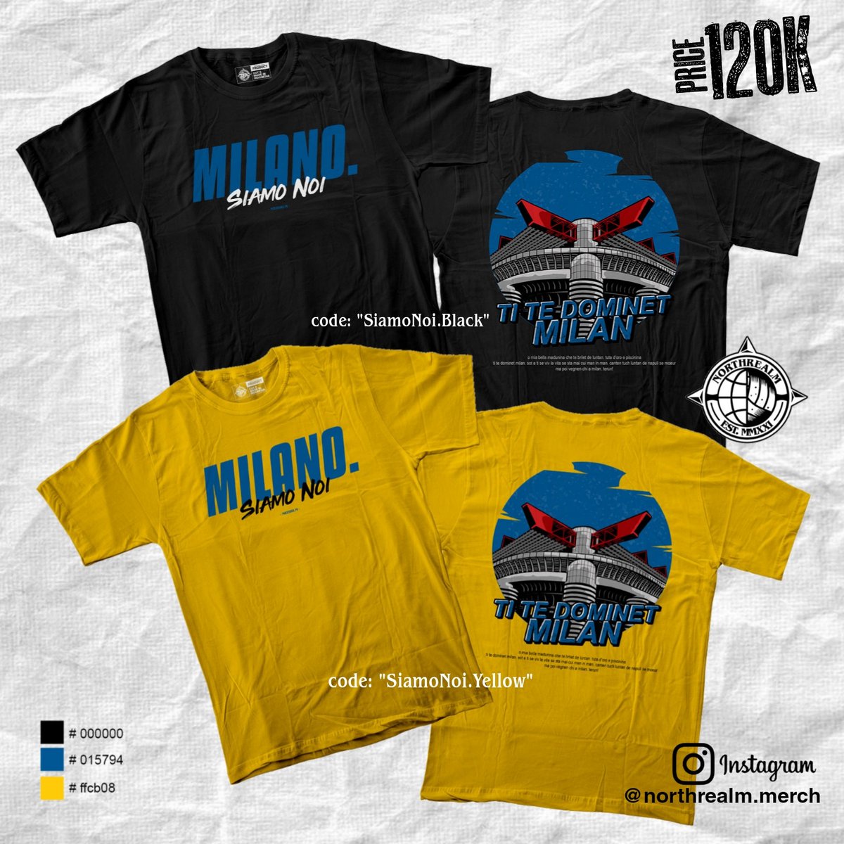 bismillah open pre order kaos ti te dominet milan. bantu retweet nya dong