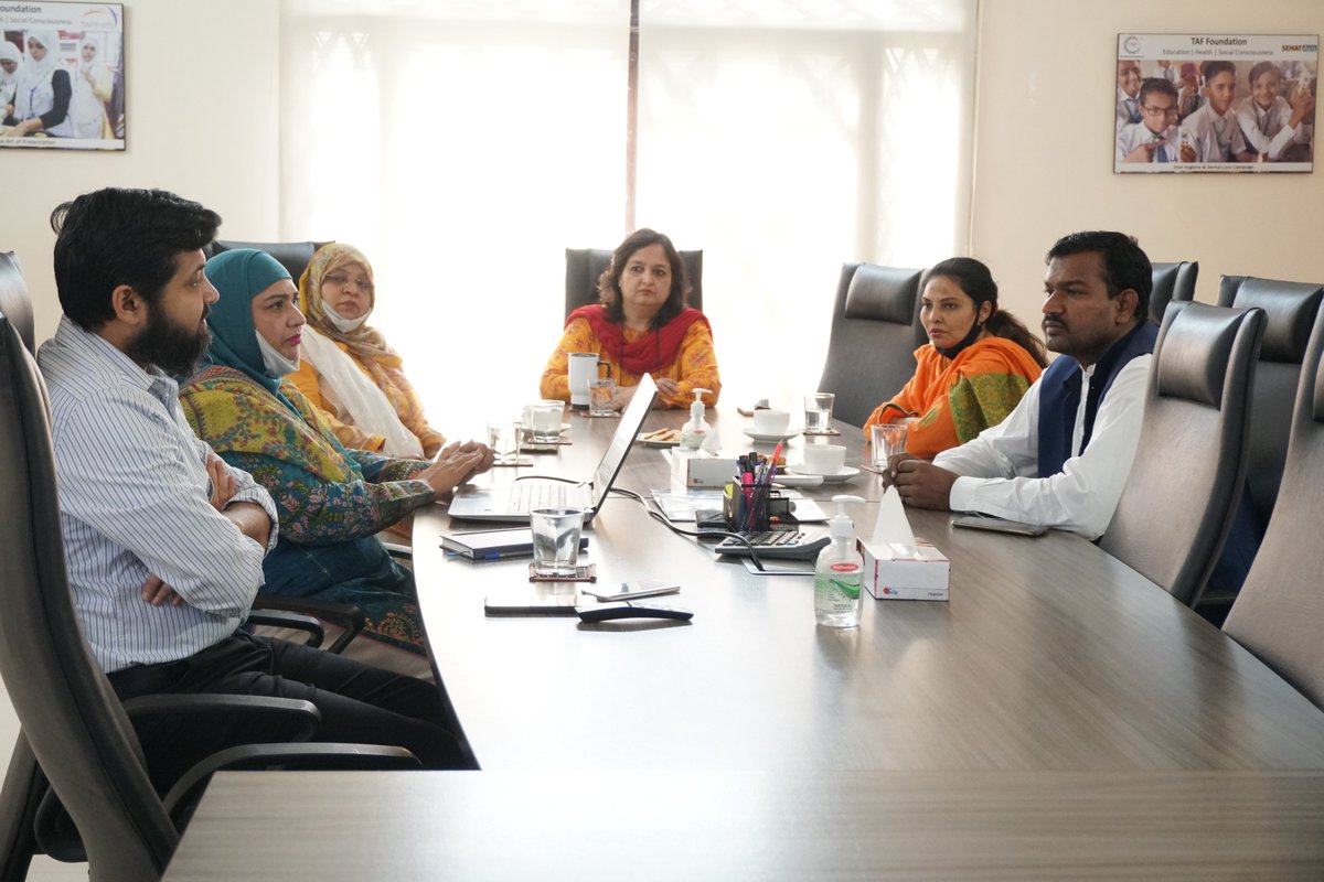 TAFFoundation1's tweet photo. TAF Foundation is pleased to host a delegation from the Human Rights Department, Government of Sindh, that visited TAFF Head Office today to discuss avenues of potential collaboration.
#TAFFoundation #NourishingDevelopment https://t.co/PC0NRo9MoF