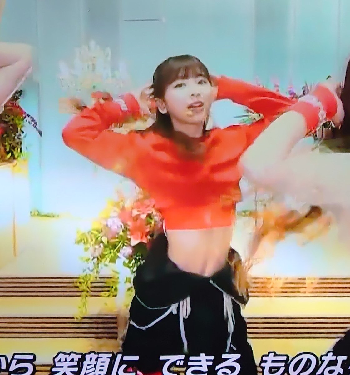 ミイヒちゃんの腹筋😍😍😍