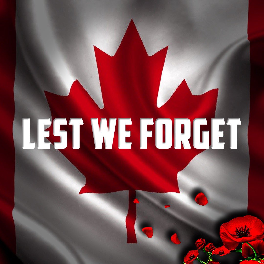 Grateful for all those who have served. Lest we forget 🇨🇦 #RemembranceDay #DONTMISS #GameON